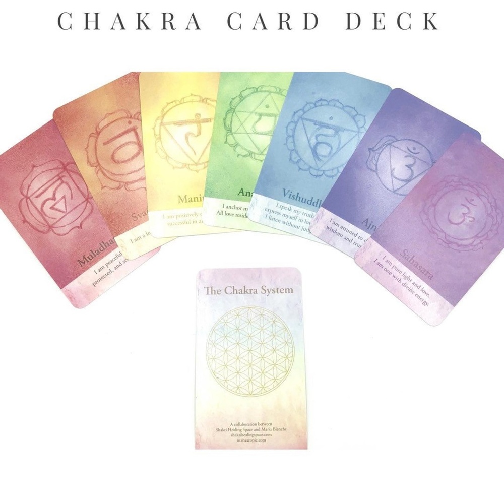 Chakra Card Deck Reiki Healing Gift